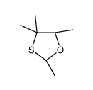(2R,5S)-2,4,4,5-tetramethyl-1,3-oxathiolane Structure