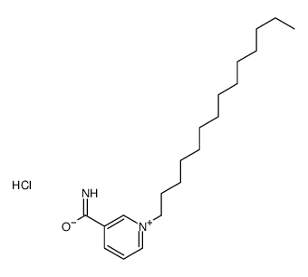 1-tetradecylpyridin-1-ium-3-carboxamide,chloride结构式