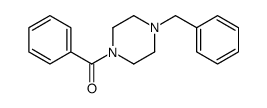 (4-benzylpiperazin-1-yl)-phenylmethanone结构式