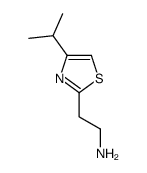 2-Thiazoleethanamine,4-(1-methylethyl)-(9CI)结构式
