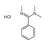 N,N,N'-trimethylbenzenecarboximidamide,hydrochloride结构式