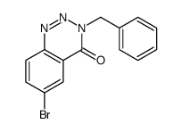 3-benzyl-6-bromo-1,2,3-benzotriazin-4-one Structure