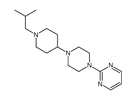 2-[4-[1-(2-methylpropyl)piperidin-4-yl]piperazin-1-yl]pyrimidine结构式
