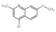 4-Bromo-7-methoxy-2-methylquinoline structure