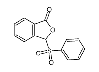 3-(phenylsulfonyl)-1(3H)-isobenzofuranone Structure