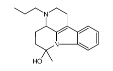 1H-Indolo(3,2,1-de)(1,5)naphthyridin-6-ol,2,3,3a,4,5,6-hexahydro-6-methyl-3-propyl结构式