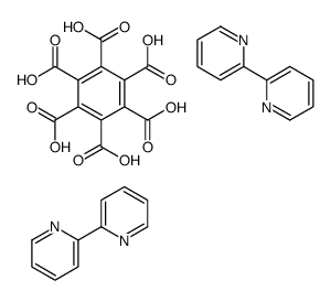 benzene-1,2,3,4,5,6-hexacarboxylic acid,2-pyridin-2-ylpyridine结构式