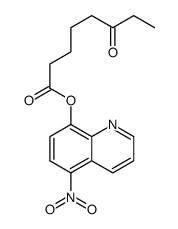 (5-nitroquinolin-8-yl) 6-oxooctanoate结构式