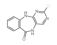 6H-Pyrimido[4,5-b][1,4]benzodiazepin-6-one,2-chloro-5,11-dihydro- picture