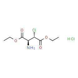 D-Aspartic acid, 3-chloro-, diethyl ester, hydrochloride, (3S)-rel- (9CI)结构式