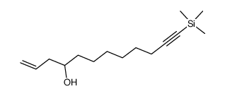 12-(trimethylsilyl)dodec-1-en-11-yn-4-ol结构式