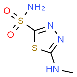 1,3,4-Thiadiazole-2-sulfonamide,5-(methylamino)-(6CI,9CI)结构式