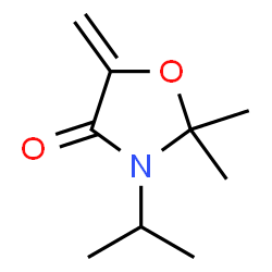 4-Oxazolidinone,2,2-dimethyl-5-methylene-3-(1-methylethyl)-(9CI) structure