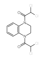 Quinoxaline,1,4-bis(dichloroacetyl)-1,2,3,4-tetrahydro- (7CI,8CI,9CI)结构式