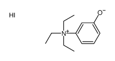 N,N,N-triethyl-3-hydroxyanilinium iodide structure