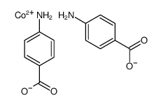 4-aminobenzoate,cobalt(2+) Structure