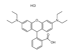 Rhodamin B-chlorid结构式