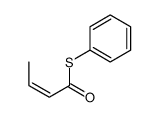 S-phenyl but-2-enethioate结构式