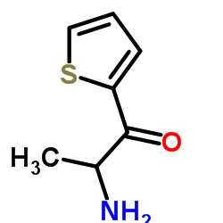 1-Propanone,2-amino-1-(2-thienyl)- Structure