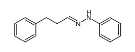 3-phenylpropionaldehyde phenylhydrazone Structure