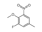 1-fluoro-2-methoxy-5-methyl-3-nitrobenzene picture