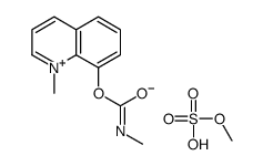 Quinolinium, 8-hydroxy-1-methyl-, methylsulfate, methylcarbamate Structure