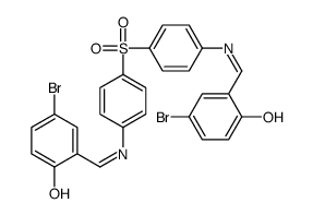 2,2'-[sulphonylbis(4,1-phenylenenitrilomethylidyne)]bis[4-bromophenol] picture