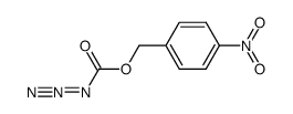 p-nitrobenzyl azidoformate结构式