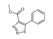 methyl 5-phenyl-1,2,3-thiadiazole-4-carboxylate Structure