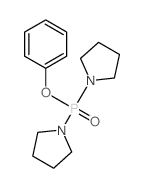 1-(phenoxy-pyrrolidin-1-yl-phosphoryl)pyrrolidine structure