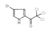 1-(4-溴-1H-吡咯-2-基)-2,2,2-三氯乙酮结构式