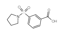 3-(1-吡咯烷基磺酰基)苯羧酸图片