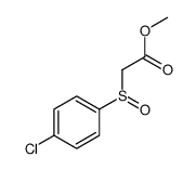 methyl 2-(4-chlorophenyl)sulfinylacetate Structure