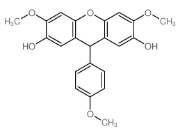 3,6-dimethoxy-9-(4-methoxyphenyl)-9H-xanthene-2,7-diol picture