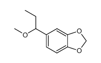 5-(1-methoxypropyl)-1,3-benzodioxolane结构式