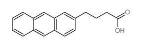 2-Anthracenebutanoicacid Structure