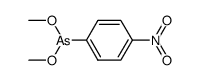 dimethyl ester of p-nitrophenylarsonous acid Structure
