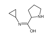 2-Pyrrolidinecarboxamide,N-cyclopropyl-(9CI) Structure