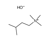 isopentyl-trimethyl-ammonium; hydroxide结构式