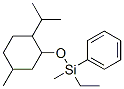 Ethylmethyl[[5-methyl-2-(1-methylethyl)cyclohexyl]oxy]phenylsilane structure