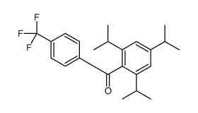 [4-(trifluoromethyl)phenyl]-[2,4,6-tri(propan-2-yl)phenyl]methanone结构式