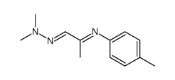 5-p-tolyl-1,1,4-trimethyl-1,2,5-triazapentadiene结构式