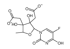 5'-deoxy-5-fluorouridine 2',3'-diacetate Structure
