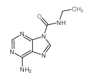 6-AMINO-N-ETHYL-9H-PURINE-9-CARBOXAMIDE结构式