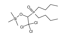 dibutyl[2,2,2,-trichloro-1-(trimethylsiloxy)ethyl]phosphine oxide Structure
