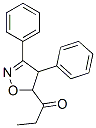 1-(4,5-Dihydro-3,4-diphenylisoxazol-5-yl)-1-propanone结构式