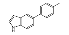 5-(4-Methylphenyl)-1H-indole结构式