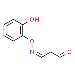 3-[(2-Hydroxyphenyl)oxyimino]propionaldehyde结构式