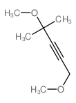 1,4-dimethoxy-4-methyl-pent-2-yne Structure