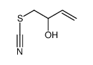 Thiocyanic acid, 2-hydroxy-3-butenyl ester Structure